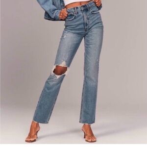 Abercrombie 90’s ultra high rise straight